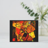 はがきクラシック/ヴィンテージ – エゴンシエーレ16 ポストカード (スタンド正面)