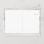 はがきクリスマスカスタム家族フォトカードラスティック シーズンポストカード (裏面)