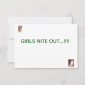 はがきサイズ招待状カード 招待状 (裏面)