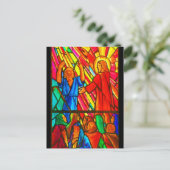 はがきステンドガラス–20 ポストカード (スタンド正面)