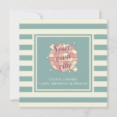 はがきストライプのの個人用都市名はがき シーズンカード (正面)