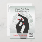 はがきテンプレートネイルサロン ポストカード (正面/裏面)