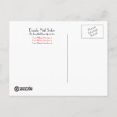 はがきテンプレートネイルサロン ポストカード (裏面)