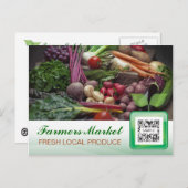 はがきテンプレートファーマーズマーケット ポストカード (正面/裏面)