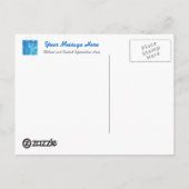 はがきテンプレートブルースパ 案内ポストカード (裏面)