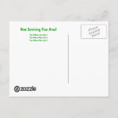 はがきテンプレート気に芝生 ポストカード (裏面)