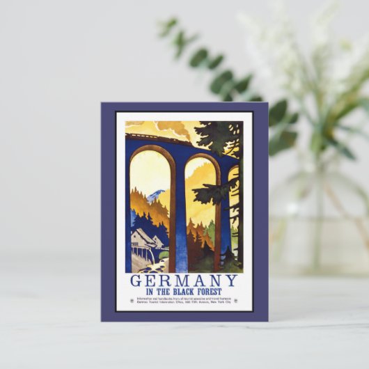 はがきドイツあいさつヴィンテージ ポストカード (スタンド正面)