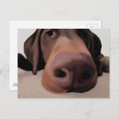 はがきドッグビッグノ絵を描ーズ ポストカード (正面/裏面)