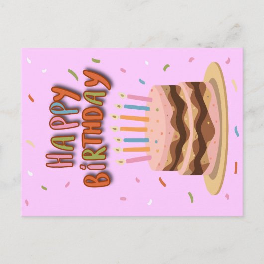 はがきハッピーバースデー シーズンポストカード (正面)