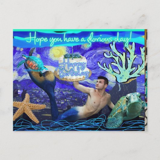 はがきハッピーバースデー ポストカード (正面)