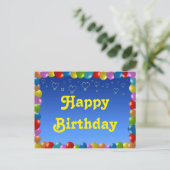はがきハッピーバースデー ポストカード (スタンド正面)