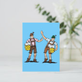 はがきハッピーレダーホーセンメンビールスタイン ポストカード (スタンド正面)