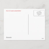 はがきバレンタインのビクトリアン小さな女の子ハート シーズンポストカード (裏面)