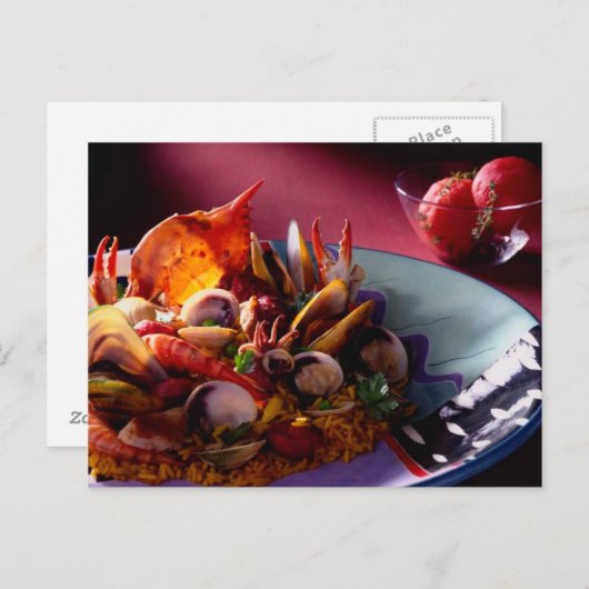 はがきパエスペインのラ ポストカード (正面/裏面)