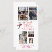 はがきパーソナライズされたクリスマスカード シーズンカード (正面/裏面)