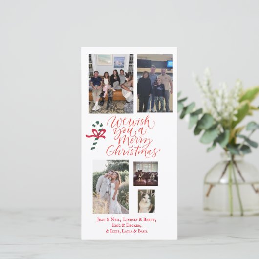 はがきパーソナライズされたクリスマスカード シーズンカード (スタンド正面)