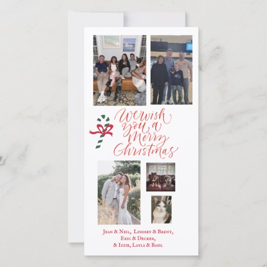 はがきパーソナライズされたクリスマスカード シーズンカード (正面)