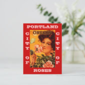 はがきビンテージアンドポートランドオレゴンシティオブバラ ポストカード (スタンド正面)