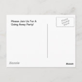 はがきビンテージトレーラーキャンパーが遠くに行く ポストカード (裏面)