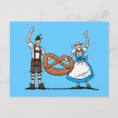 はがきビールフェスティバルカッププレッツェル ポストカード (正面)