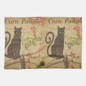 はがきフランスのキッチンタオル キッチンタオル (横)