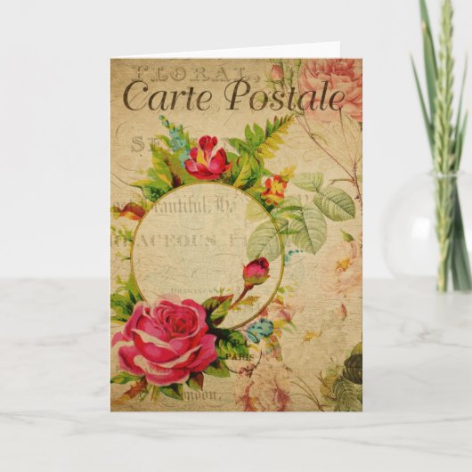 はがきフランスのグリーティングカード カード (正面)