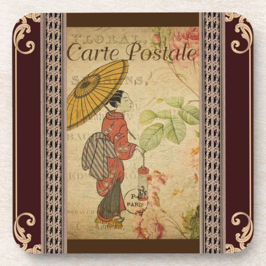 はがきフランスのコースター コースター (正面)