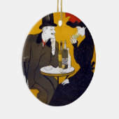 はがきフランスのセラミックオーナメント セラミックオーナメント (右)