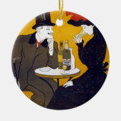 はがきフランスのセラミックオーナメント セラミックオーナメント (正面)