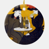 はがきフランスのセラミックオーナメント セラミックオーナメント (裏面)