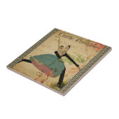 はがきフランスのセラミックタイル タイル (側面)