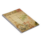 はがきフランスのノート ノートブック (右側)