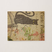 はがきフランスのパズル ジグソーパズル (横)