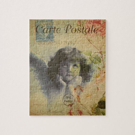 はがきフランスのパズル ジグソーパズル (縦)