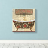 はがきフランスの浴室 キャンバスプリント (インサイチュ (ウッドフロア))