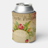 はがきフランスの 缶クーラー (缶裏面)