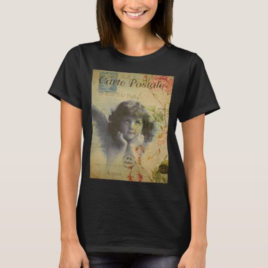 はがきフランスのTシャツ Tシャツ (正面)