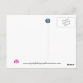 はがきフローラオレンジベゴニアス ポストカード (裏面)