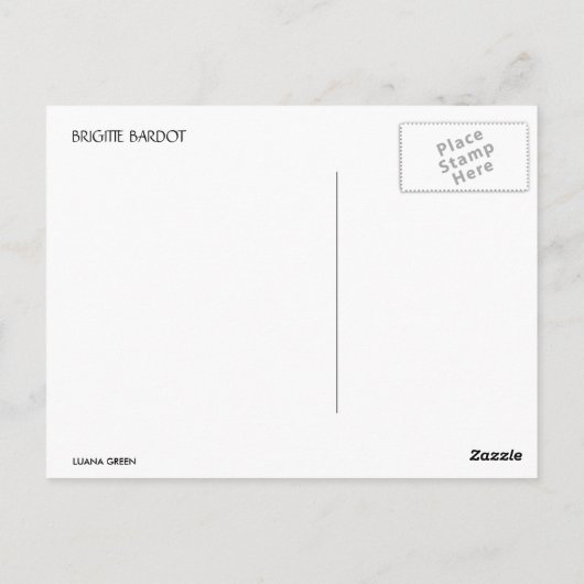 はがきブリジットバードット2 ポストカード (裏面)