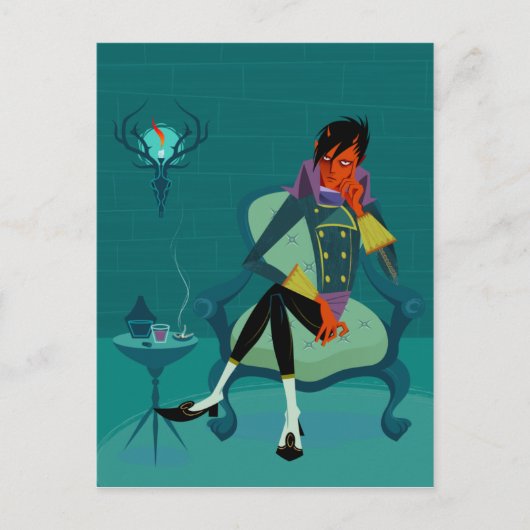 はがきプッシャット&デビルエプ2 ポストカード (正面)