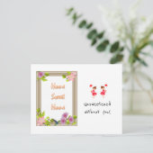 はがきホーム甘いホームあなたが無く甘い！ ポストカード (スタンド正面)