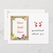 はがきホーム甘いホームあなたが無く甘い！ ポストカード (正面/裏面)