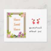 はがきホーム甘いホームあなたが無く甘い! ポストカード (正面)