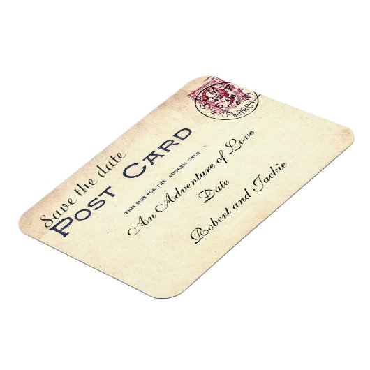 はがきマグネットの日付を保存 マグネット (左側)