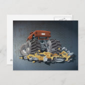 はがきモンスタートラック破砕車グランジ ポストカード (正面/裏面)