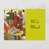 はがきレトロフェスティバル南西に移動した新しい住所 案内ポストカード (正面)