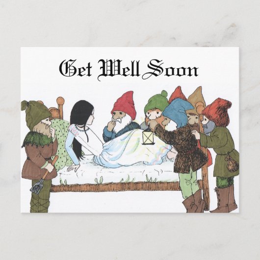 はがきヴィンテージおとぎ話アンティーク画像 ポストカード (正面)