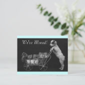 はがきヴィンテージスイートペッツ引っ越しましたアドレス 案内ポストカード (スタンド正面)