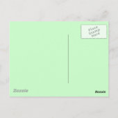 はがきヴィンテージレトロハッピーレディーマネーの節約 ポストカード (裏面)