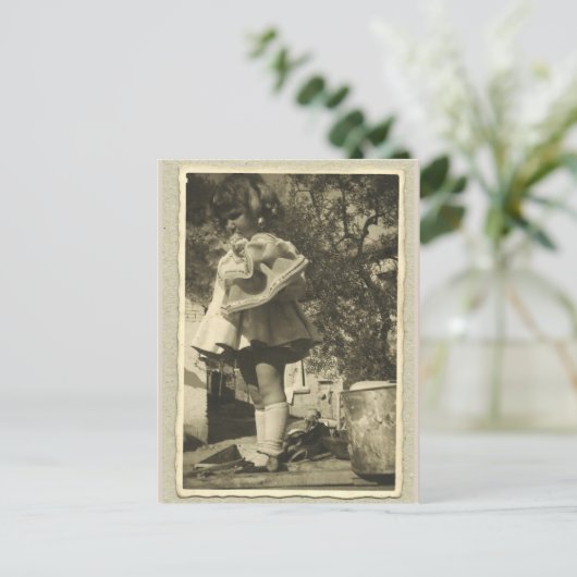 はがきヴィンテージレトロ写真 ポストカード (スタンド正面)